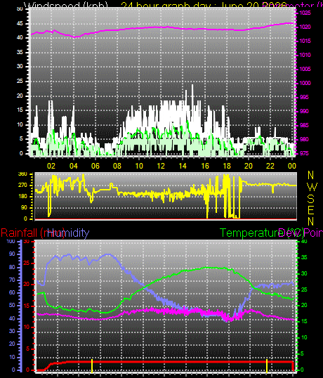 24 Hour Graph for Day 20