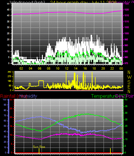 24 Hour Graph for Day 11